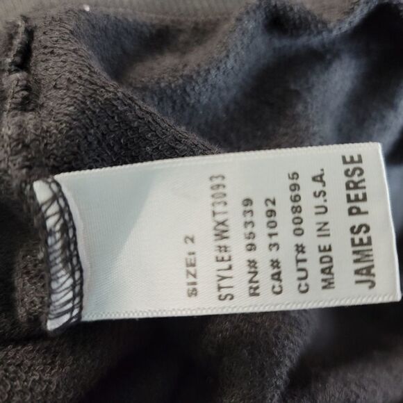 Standard james perse pullover cropped length hoodie gray - Picture 2 of 7